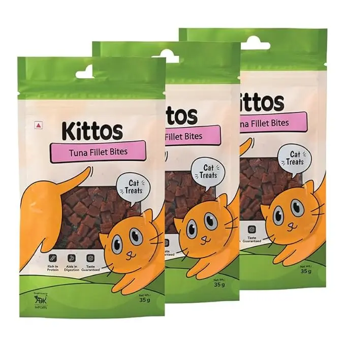 Kittos Tuna Fillet Bites Cat Treats