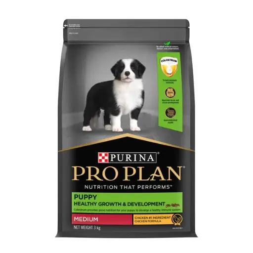 Pro Plan Chicken Medium Breed Puppy Dog Dry Food 3kg