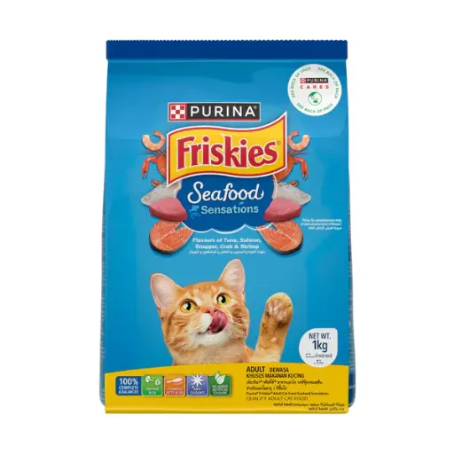 Friskies Seafood Cat Dry Food 1kg
