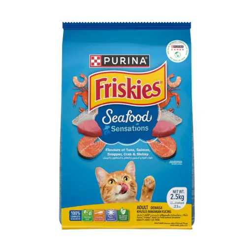 Friskies Seafood Cat Dry Food 2.5kg