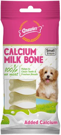 Gnawlers Calcium Milk Bone 7in1 Dog Treats 60g