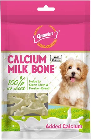 Gnawlers Calcium Milk Bone 90in1 Dog Treats 850g