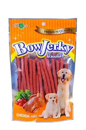 BowJerky Chicken Sticks Dog Treats 200g