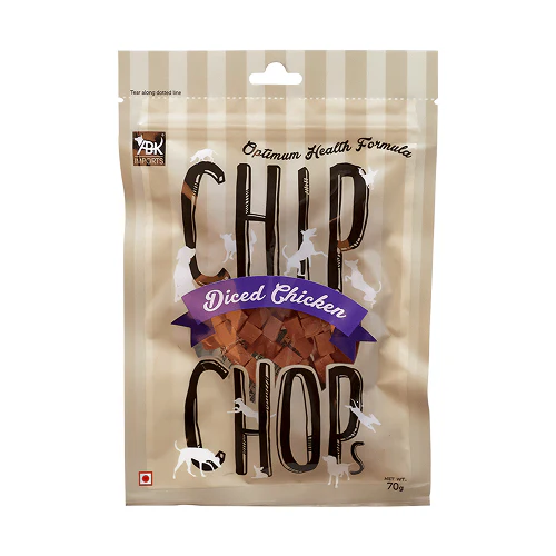 Chip Chops Dog Treats - Diced Chicken 70g