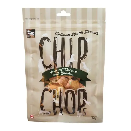 Chip Chops Biscuit Twined with Chicken Dog Treats 70g
