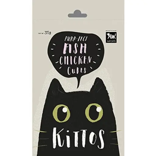 Kittos Fish & Chicken Cubes Cat Treats